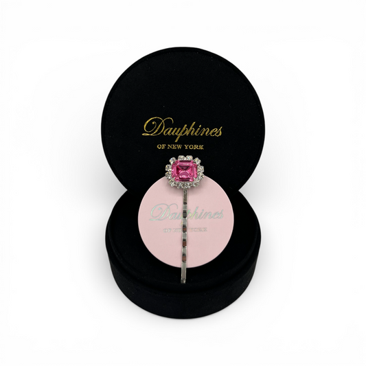 October (Tourmaline) - The Birthstone Collection - Bobby Pin featuring Sparkling Swarovski Crystals - Tourmaline/Silver