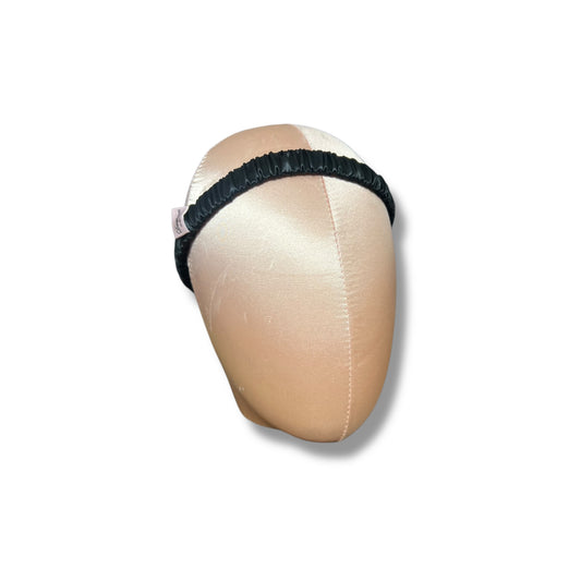 طوق رأس من الحرير الناعم من دوفينز أوف نيويورك، لون أسود نوار