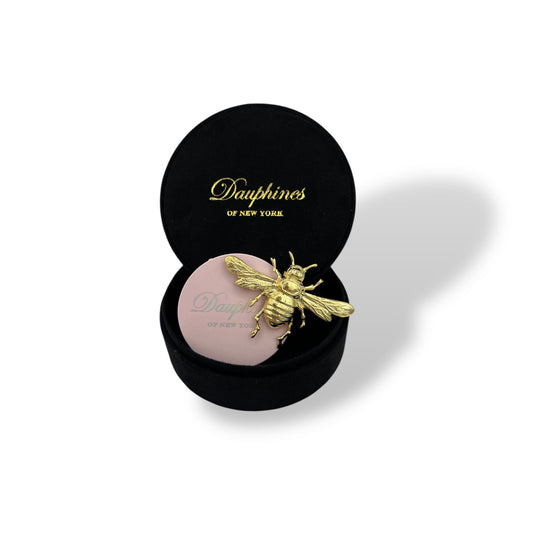 Bee Adventurous Hair Barrette with Bee Accent, Large - 18K Gold