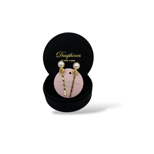 With Honors Bobby Pins, Set of Two - 18K Gold